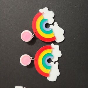 Over The Rainbow Acrylic Earrings